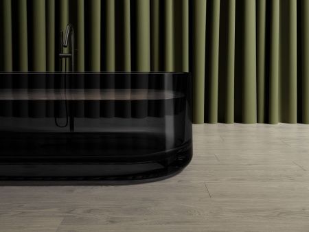 Ванна из полиэфирной смолы Abber Kristall AT9708Onyx 170х75 отдельностоящая овальная