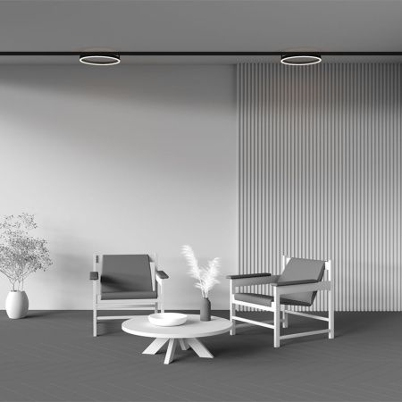 Трековый светодиодный светильник Maytoni Technical Rim TR227-2-24W3K-B