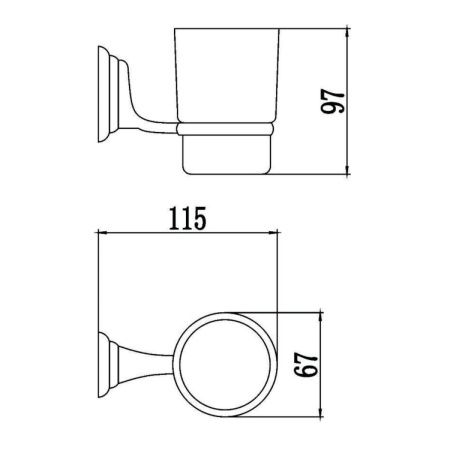 Стакан Savol S-003158