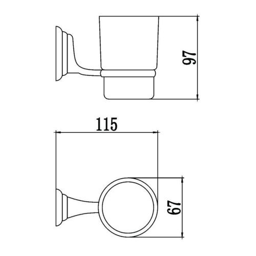 Стакан Savol S-003158 - фото 3