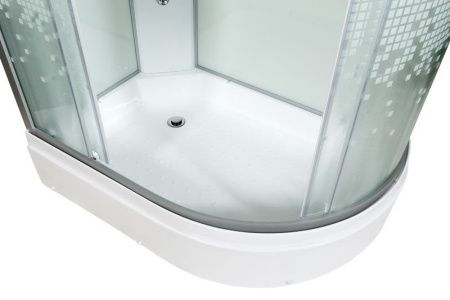 Душевая кабина AvaCan L720L 120х80 асимметричная с крышей ориентация левая