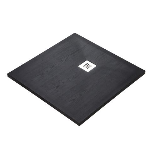 Душевой поддон WasserKRAFT Dill 61T 61T03 90x90 искусственный камень черный - фото 2