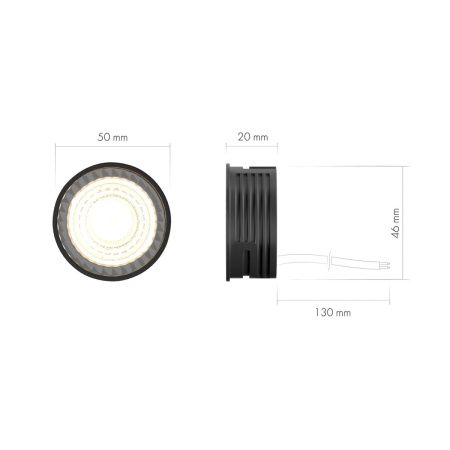 Светодиодный модуль Denkirs Slim LED (Слим ЛЕД) DK4000-7W-BK