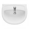 Раковина из сантехнического фарфора Santeri Версия 131115S0011B0 60х50 подвесная цвет белый 1 отверстие под смеситель