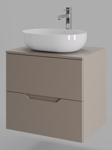 Тумба с раковиной Orange Line Li-60TuLMDF+B05-480W 60,5х46х69,5 - фото 2
