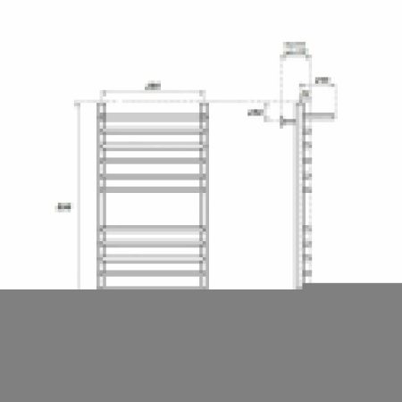 Полотенцесушитель водяной Point Альфа PN05148SP 45х80 хром