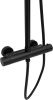 Душевая стойка Allen Brau Eclipse 5.E1A11-31 настенная цвет черный с термостатом