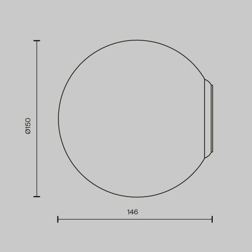 Бра Maytoni Basic form MOD321WL-01W2 - фото 2