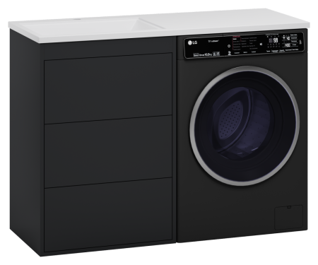 Тумба под раковину Brevita Grafit GRA-01060-013Я 60х50 напольная цвет черный