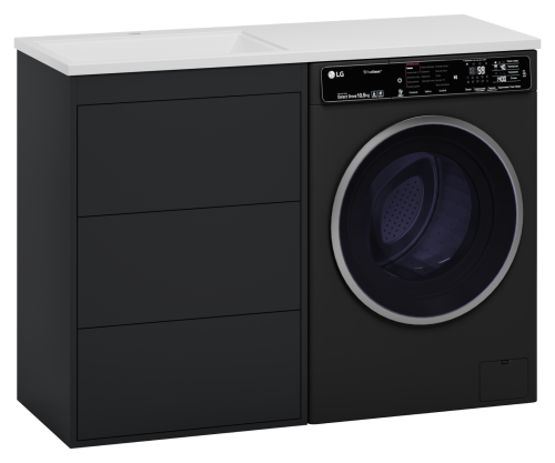 Тумба под раковину Brevita Grafit GRA-01060-013Я 59х46х86 - фото 5