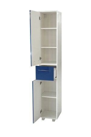 Шкаф-пенал Эстет Barcelona ФР-00003590 40х200 напольный цвет белый