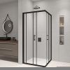 Душевой уголок RGW Passage 02083188-14 80х80 стекло прозрачное профиль черный без поддона