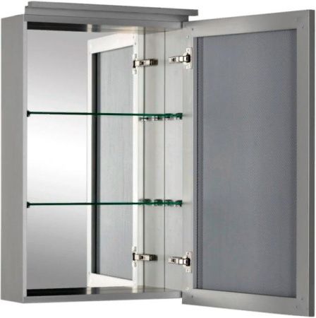 Зеркало-шкаф De Aqua Алюминиум 00261749 50х80 подвесной
