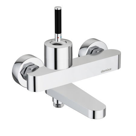 Смеситель для ванны и душа Damixa Arc 291000000 настенный хром без термостата