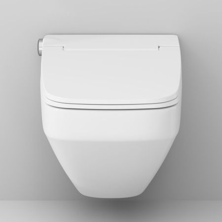 Унитаз подвесной Am.Pm Inspire V2.0 CCC50A1700SC белый с сиденьем микролифт безободковый каскадный смыв