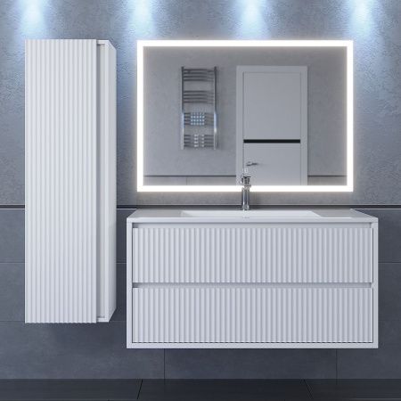 Тумба под раковину Uperwood Next Premium 3930205161 90х50 подвесная цвет белый