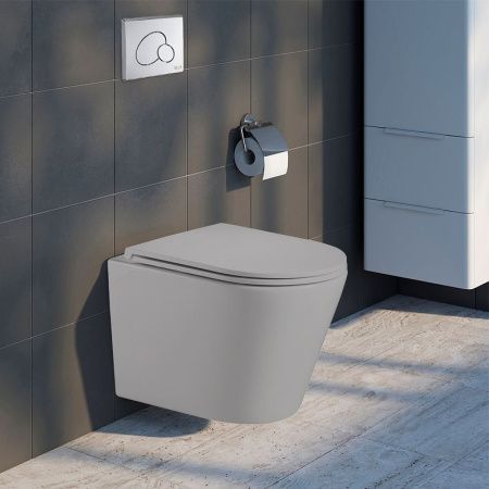 Унитаз подвесной WeltWasser 10000010281 белый с сиденьем микролифт безободковый смыв торнадо