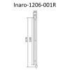 Полотенцесушитель электрический Маргроид Inaro Inaro-1206-001R 10х125 хром