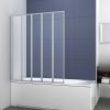 Душевая шторка на ванну Vincea VSB-32120CL 120х140 стекло прозрачное профиль хром ориентация универсальная