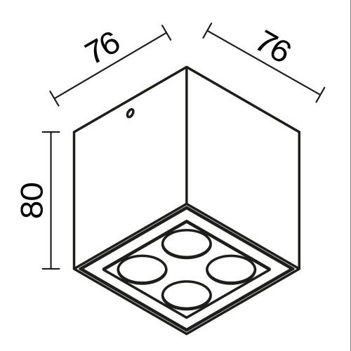 Светильник потолочный Maytoni Outdoor Ares O309CL-L8GF3K - фото 4