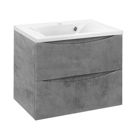 Тумба под раковину Vincea Mia VMC-2MA650BT 60х50 подвесная цвет серый