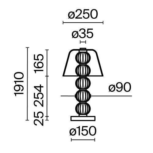 Светильник настольный Maytoni Amulet MOD555TL-L8G3K - фото 2