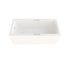 Ванна акриловая Тритон Алекса Щ0000049163 160х75 пристенная прямоугольная без каркаса с ручками