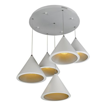 Люстра подвесная iLedex Moon (Моон) WL8858-5 WH