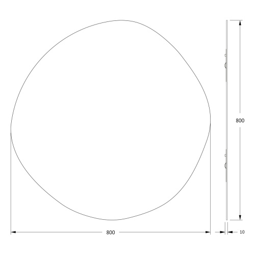 Зеркало в ванную Evoform Essence BY 0326 80х80 - фото 2