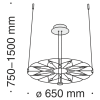 Светильник подвесной Maytoni Volare (Полет) MOD037PL-L16B