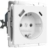 Розетка с/з со шторками и USB тип A+C Werkel 4690389213267