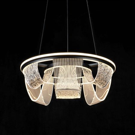 Светильник подвесной LED4U L7706-460 BK