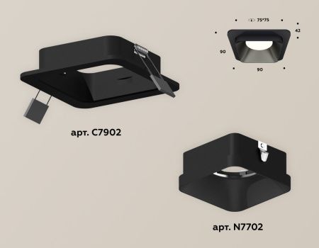 Светильник встраиваемый Ambrella Light Techno (Тецхно) XC7902002