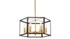 Люстра подвесная Lumina Deco Lorton (Лортон) LDP 1142-6 BK+MD