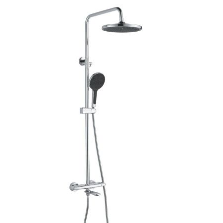 Душевая стойка Rose R3936 настенная цвет хром