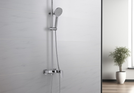 Душевая стойка Aquatek БЕТТА AQ2140CR настенная цвет хром