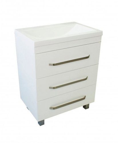 Тумба с раковиной Эстет Monaсo 60 ФР-00002264 60х50 напольная цвет белый - фото 2