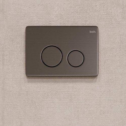 Клавиша смыва механическая IDDIS Unisteel UNSR2GMi77 цвет графит - фото 4