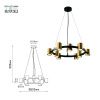 Люстра подвесная Rivoli Chloe (Цхлое) Б0057929