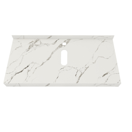 Столешница Teymi Helmi T150110 100х50 подвесная цвет белый