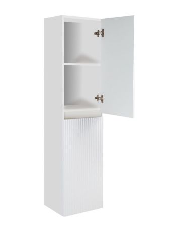 Шкаф-пенал RUNO Модена 00-00003974 35х30х150 подвесной цвет белый
