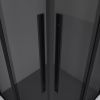 Душевой уголок Niagara Nova NG-2823-34BLACK 90х90 стекло тонированное профиль черный без поддона