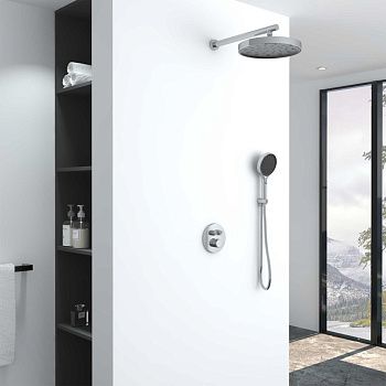 Душевая система Vincea Inspire VSFW-3I22MT2CH встраиваемая в стену цвет хром с термостатом