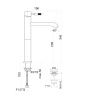 Смеситель Fiore Xenon 44NN5288 на раковину черный