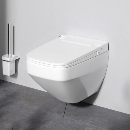 Унитаз подвесной Am.Pm Inspire V2.0 CCC50A1700SC белый с сиденьем микролифт безободковый каскадный смыв