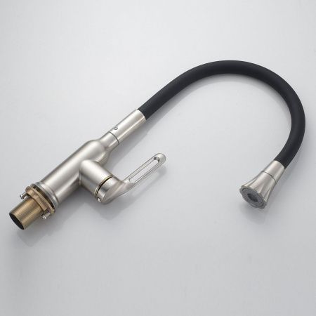 Смеситель для кухни Raffine F303L-3 на мойку сатин