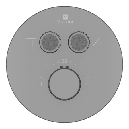 Душевая система Vincea Inspire VSFW-3I22MT5GM встраиваемая в стену с термостатом