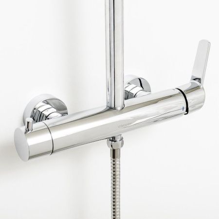 Душевая стойка Clever PANAM EVO XTREME 61016 настенная цвет хром