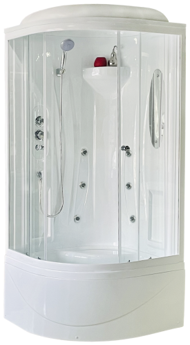 Душевая кабина Royal Bath ВК RB90BK2-T 90х90 четверть круга
