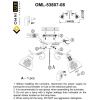 Люстра потолочная Omnilux Casagliana (Цасаглиана) OML-53807-08